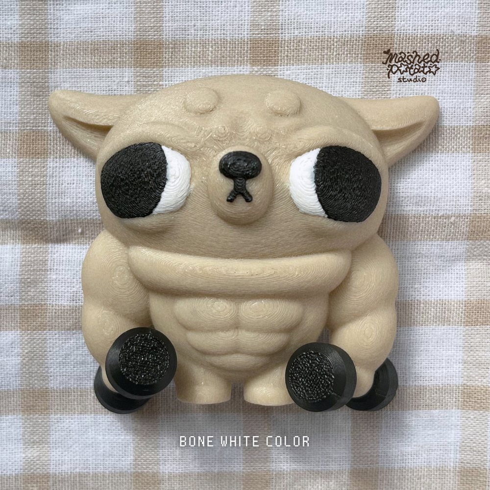Gym Bro Chihuahua Charm Holder