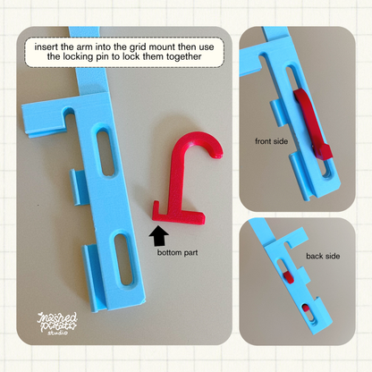 [Digital Download] Hanging Sign Holder for Grid & Plastic Panel