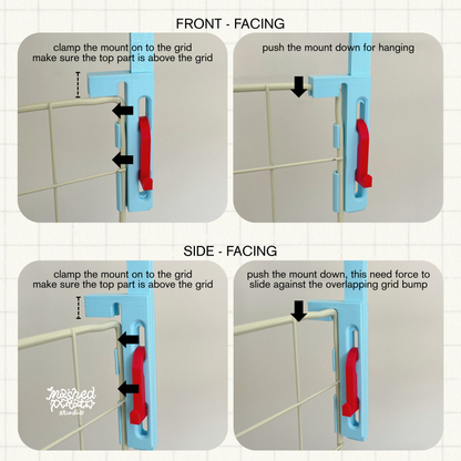 [Digital Download] Hanging Sign Holder for Grid & Plastic Panel