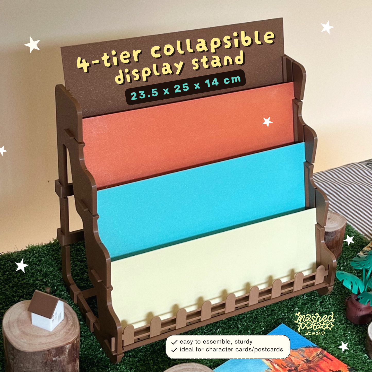 [Digital Download] 4-Tier Collapsible Display Stand (23.5 cm)