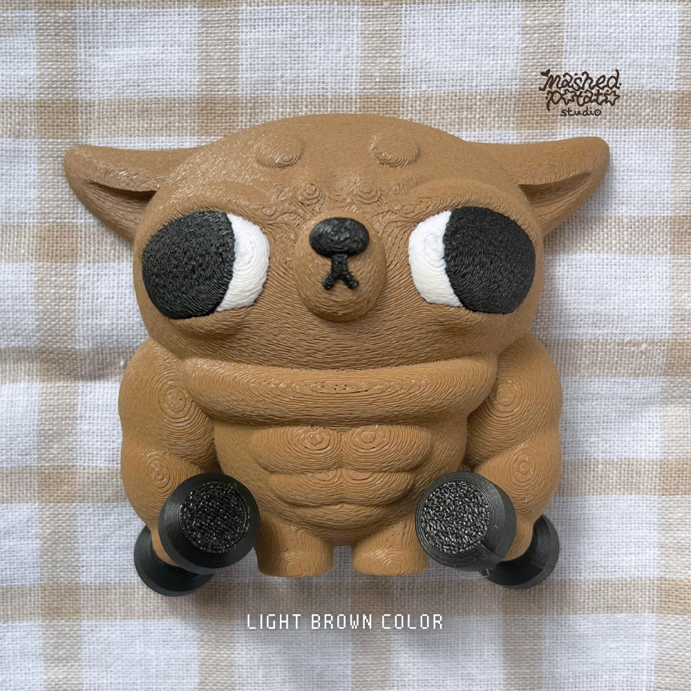 Gym Bro Chihuahua Charm Holder