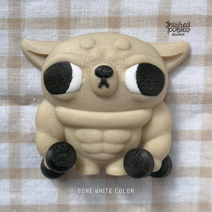 Gym Bro Chihuahua Charm Holder