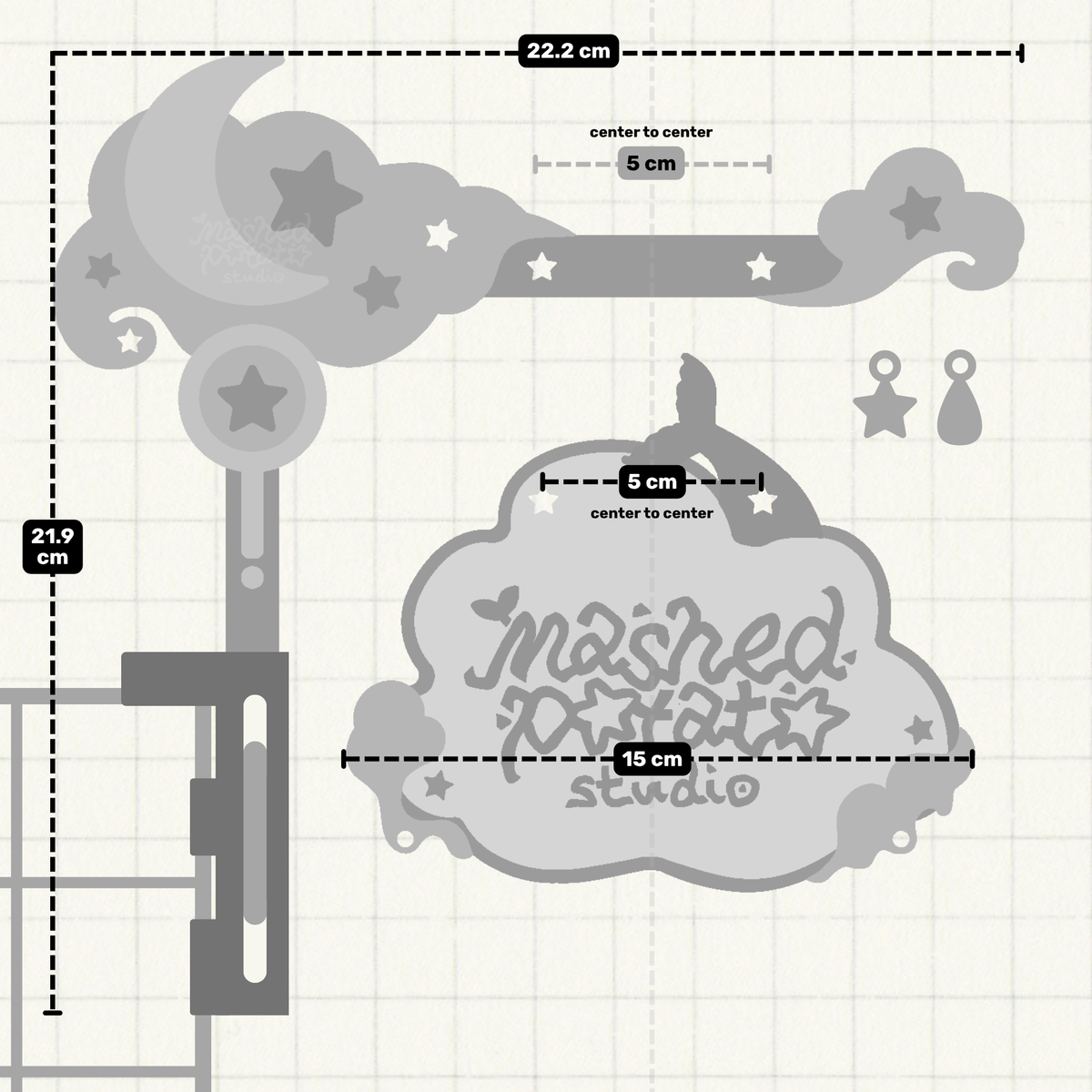 [ดาวน์โหลดไฟล์ดิจิทัล] Dreamer; ชุดป้ายแขวน