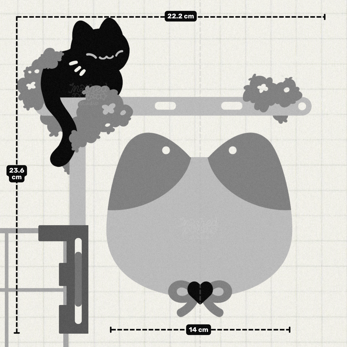 [Digital Download] Cozy Cat; Hanging Sign Themed Set