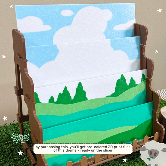 [Digital Download] Highland Drift : 4-Part Backrests Set