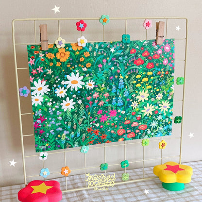 [Digital Download] Flower & Clover Magnet