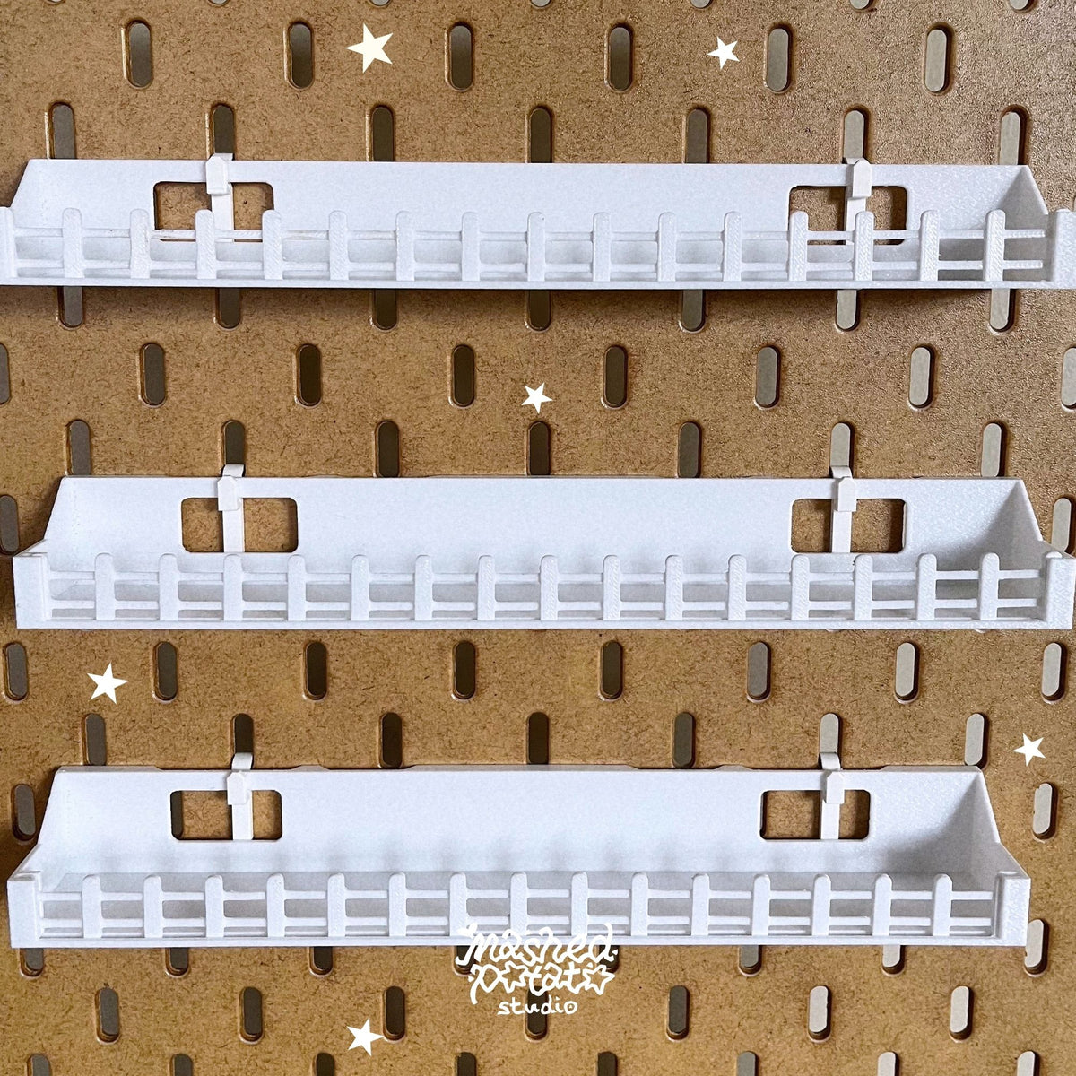 [Digital Download] Sticker Display for IKEA Pegboard (size 25 cm)