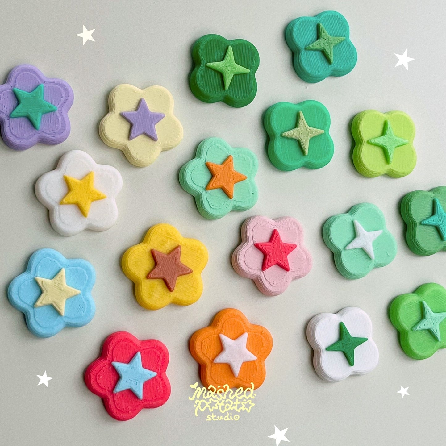 [Digital Download] Flower & Clover Magnet
