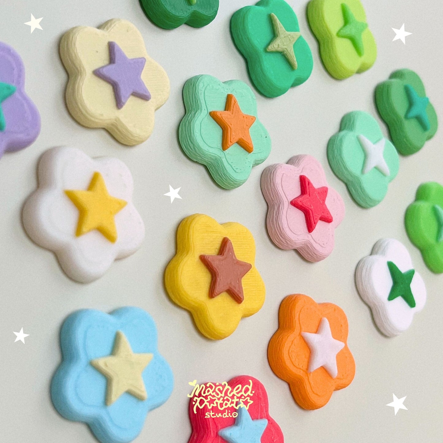 [Digital Download] Flower & Clover Magnet