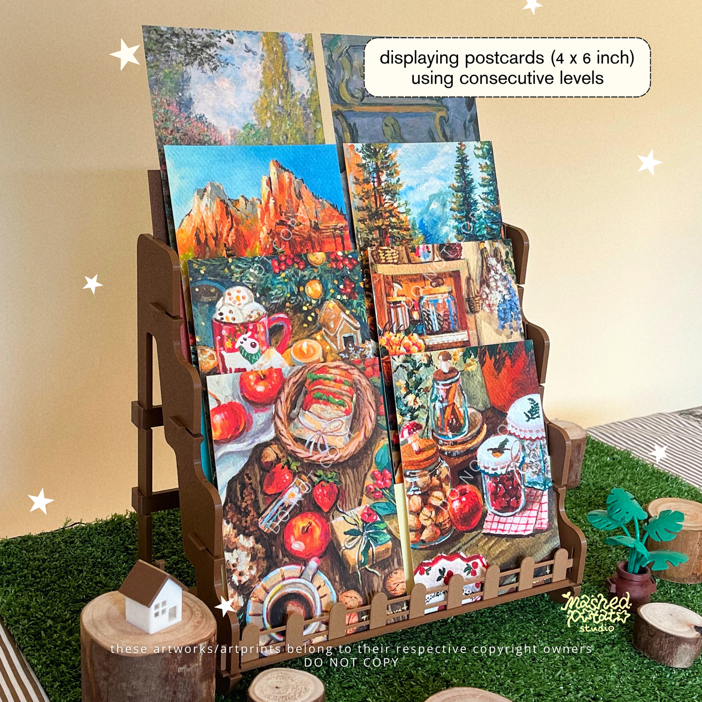[Digital Download] 4-Tier Collapsible Display Stand (23.5 cm)