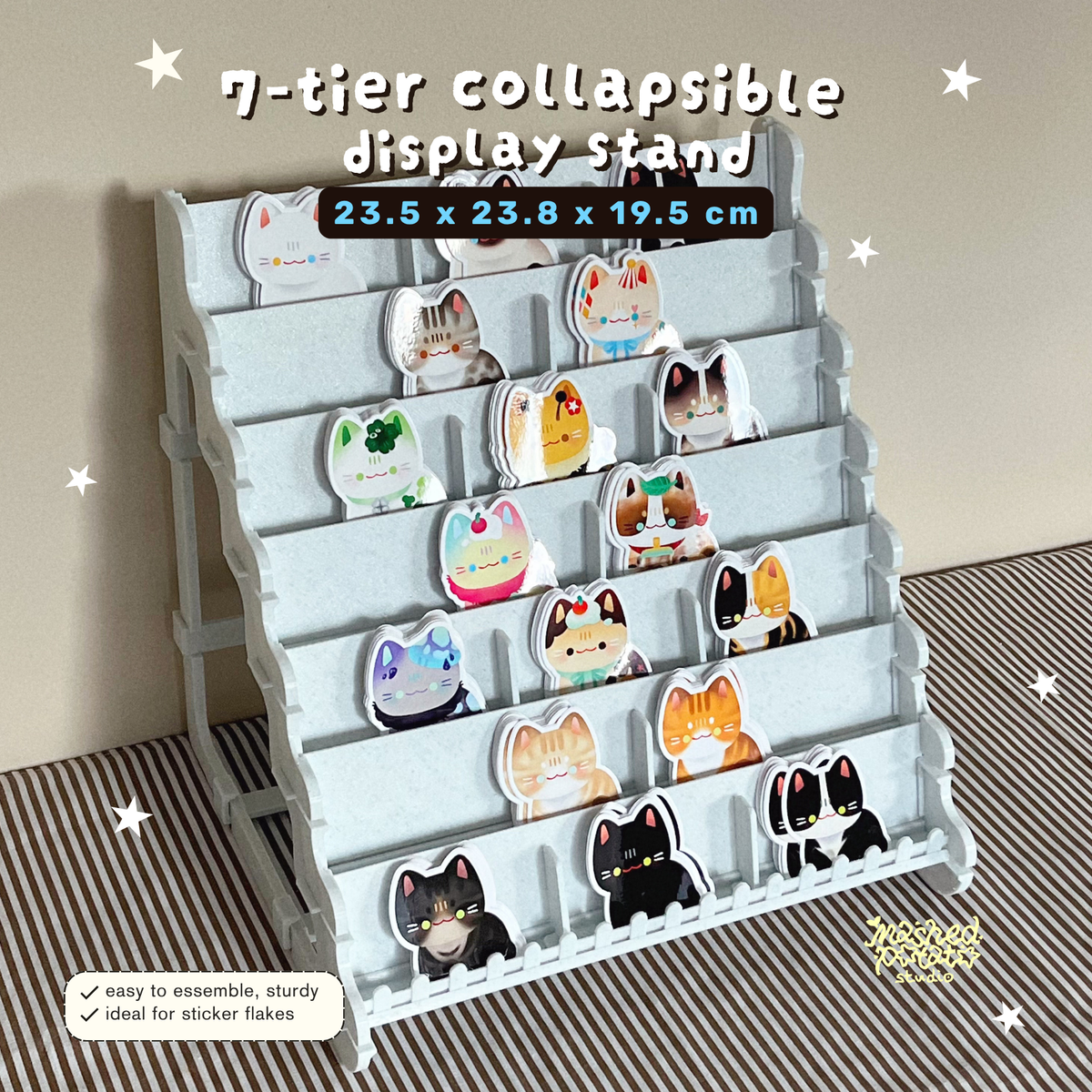 [Digital Download] 7-Tier Collapsible Display Stand (23.5 cm)