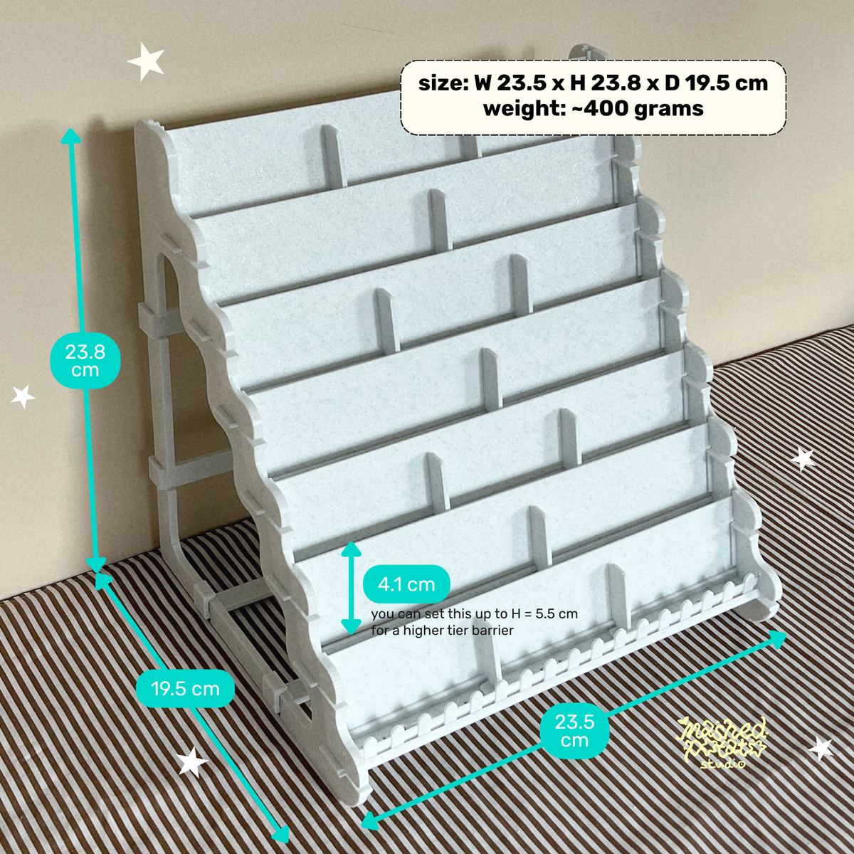 [Digital Download] 7-Tier Collapsible Display Stand (23.5 cm)