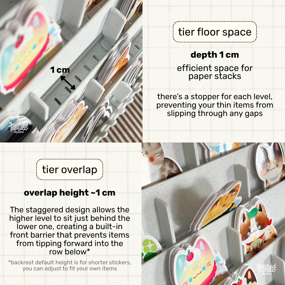 [Digital Download] 7-Tier Collapsible Display Stand (23.5 cm)
