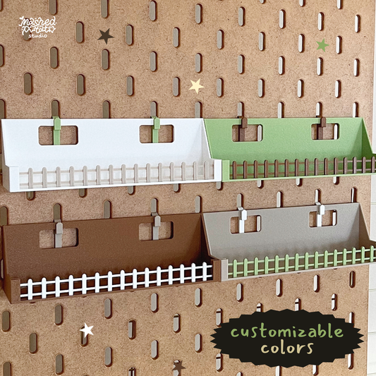Sticker Display for IKEA Pegboard