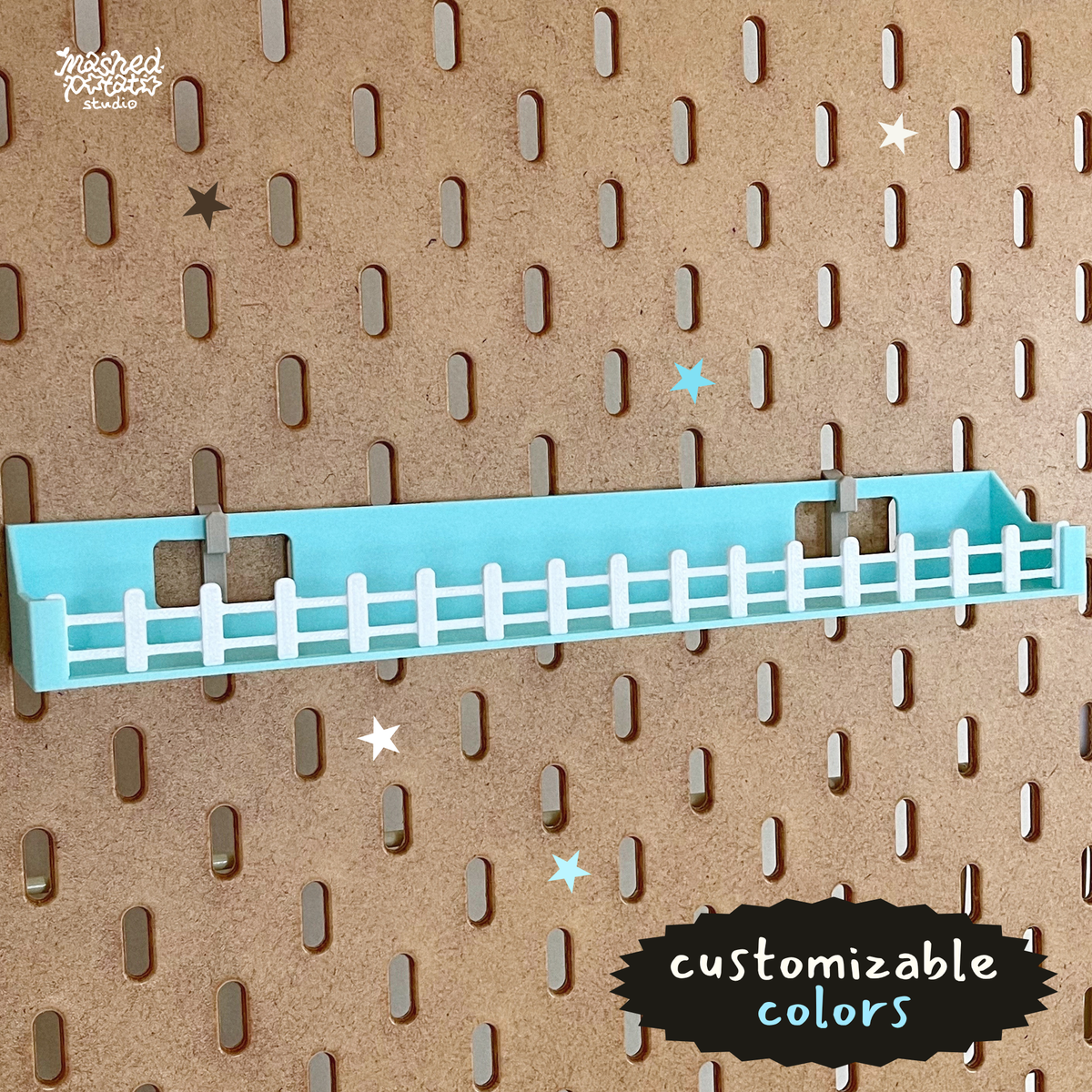 Sticker Display for IKEA Pegboard (size 25 cm)