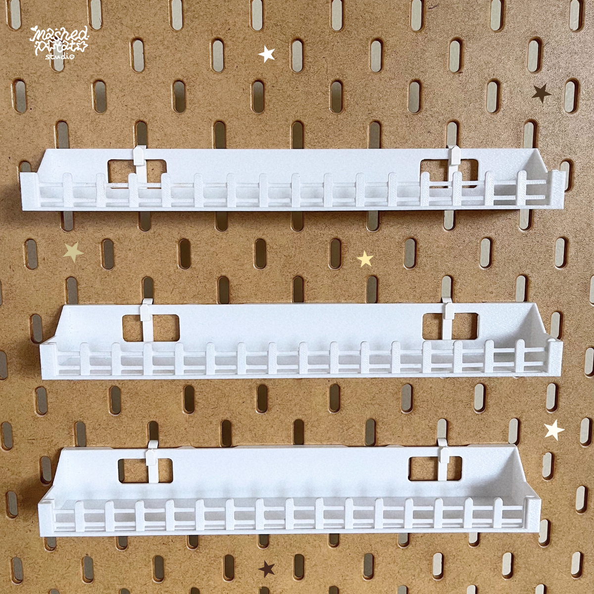 Sticker Display for IKEA Pegboard (size 25 cm)