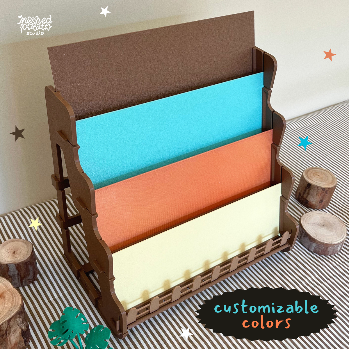 4-Tier Collapsible Display Stand