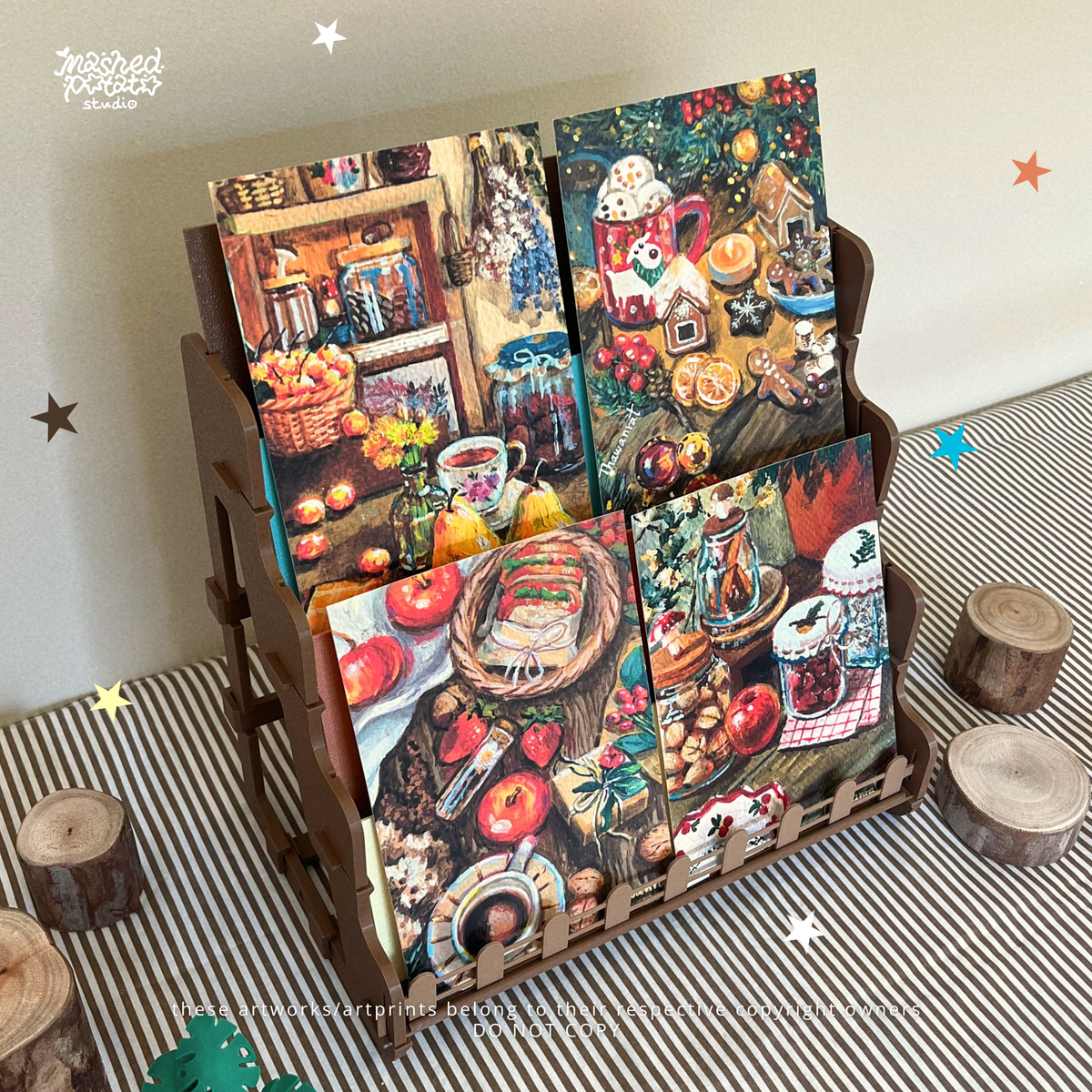 4-Tier Collapsible Display Stand