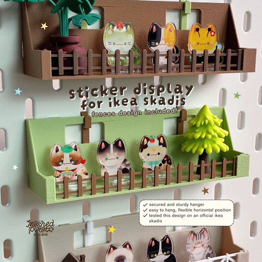 [Digital Download] Sticker Display for IKEA Pegboard