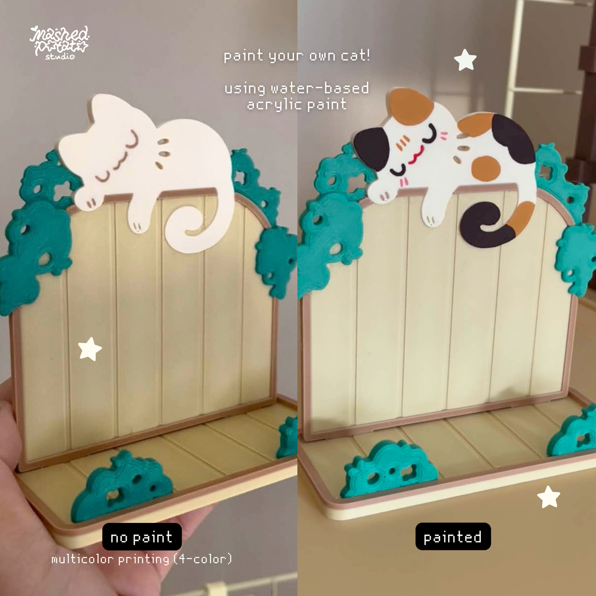 [Digital Download] Namecard Holder; Sleepy Cat
