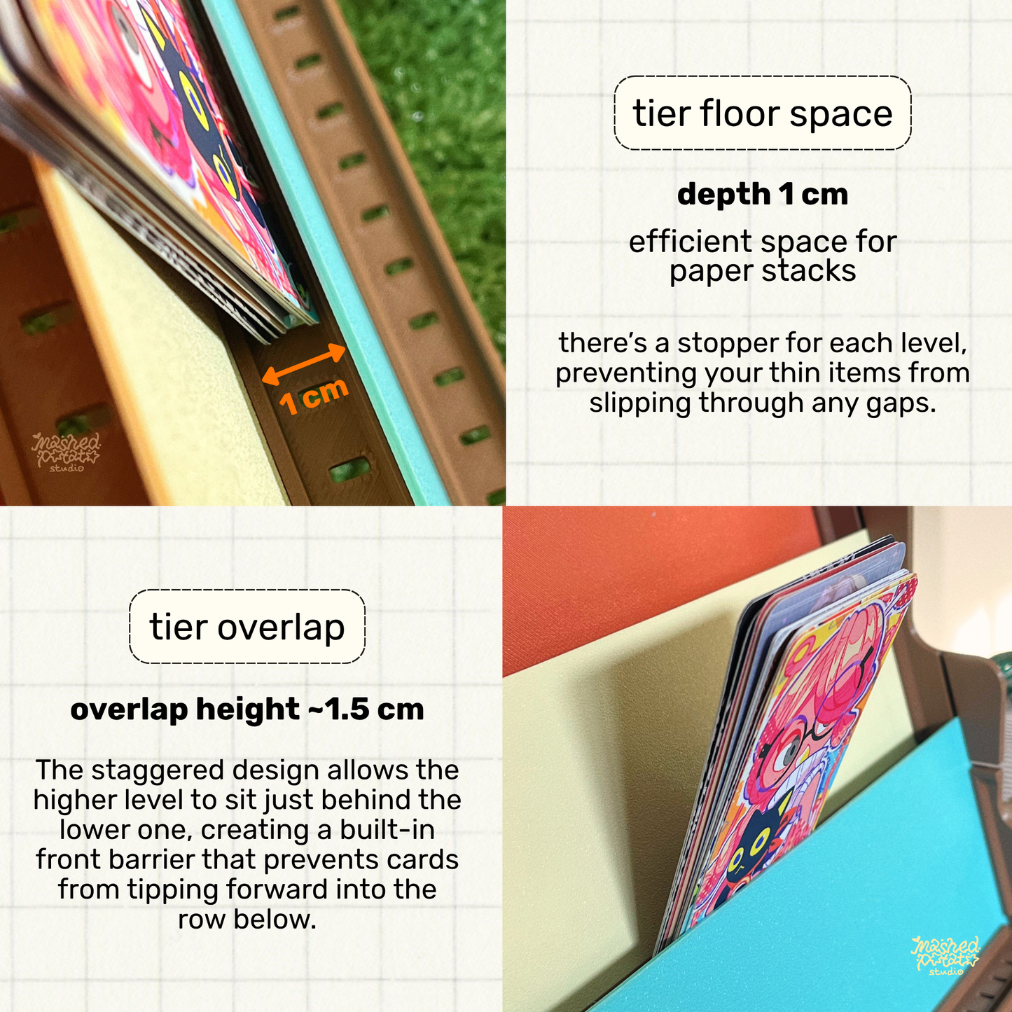 [Digital Download] 4-Tier Collapsible Display Stand (23.5 cm)