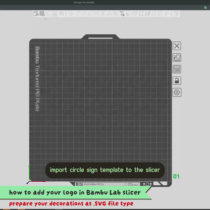 [Digital Download] Hanging Sign Holder for Grid & Plastic Panel
