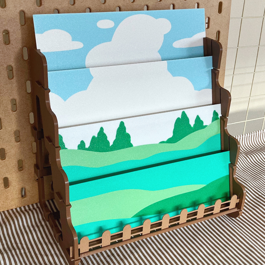 4-Tier Collapsible Display Stand (23.5 cm) — display design photo — view 2
