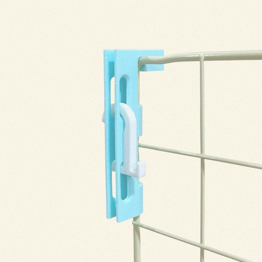 grid panel mounting — mounting diagram — view 2