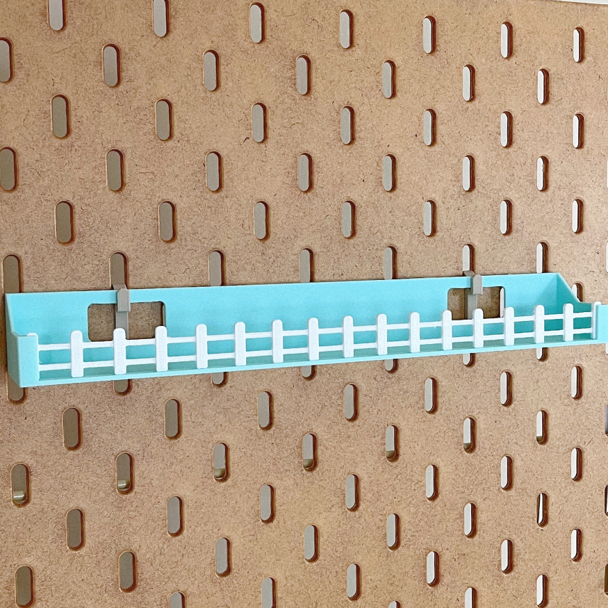 Sticker Display for IKEA Pegboard (25 cm) — display design photo